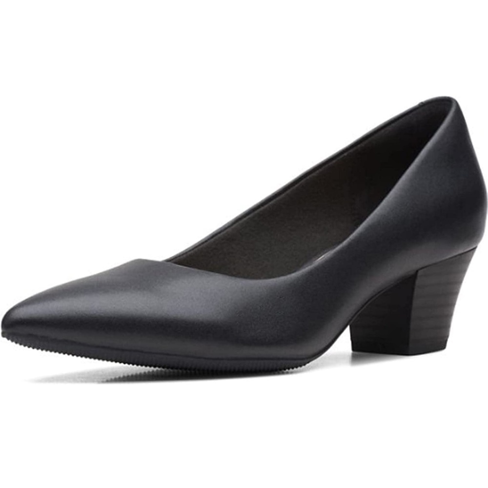 Clark’s Women’s 11 Teresa Step Pump Heel in Black